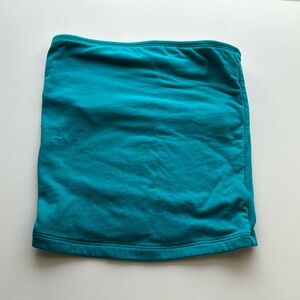 Turquoise Sleeveless Crop Top